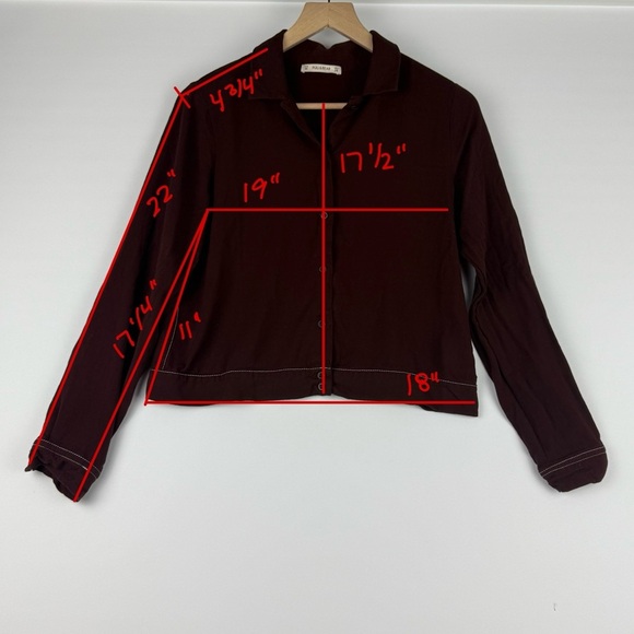 Pull & Bear “Jungle Fever” Button-Up Shirt – Women’s Medium - Picture 5 of 5